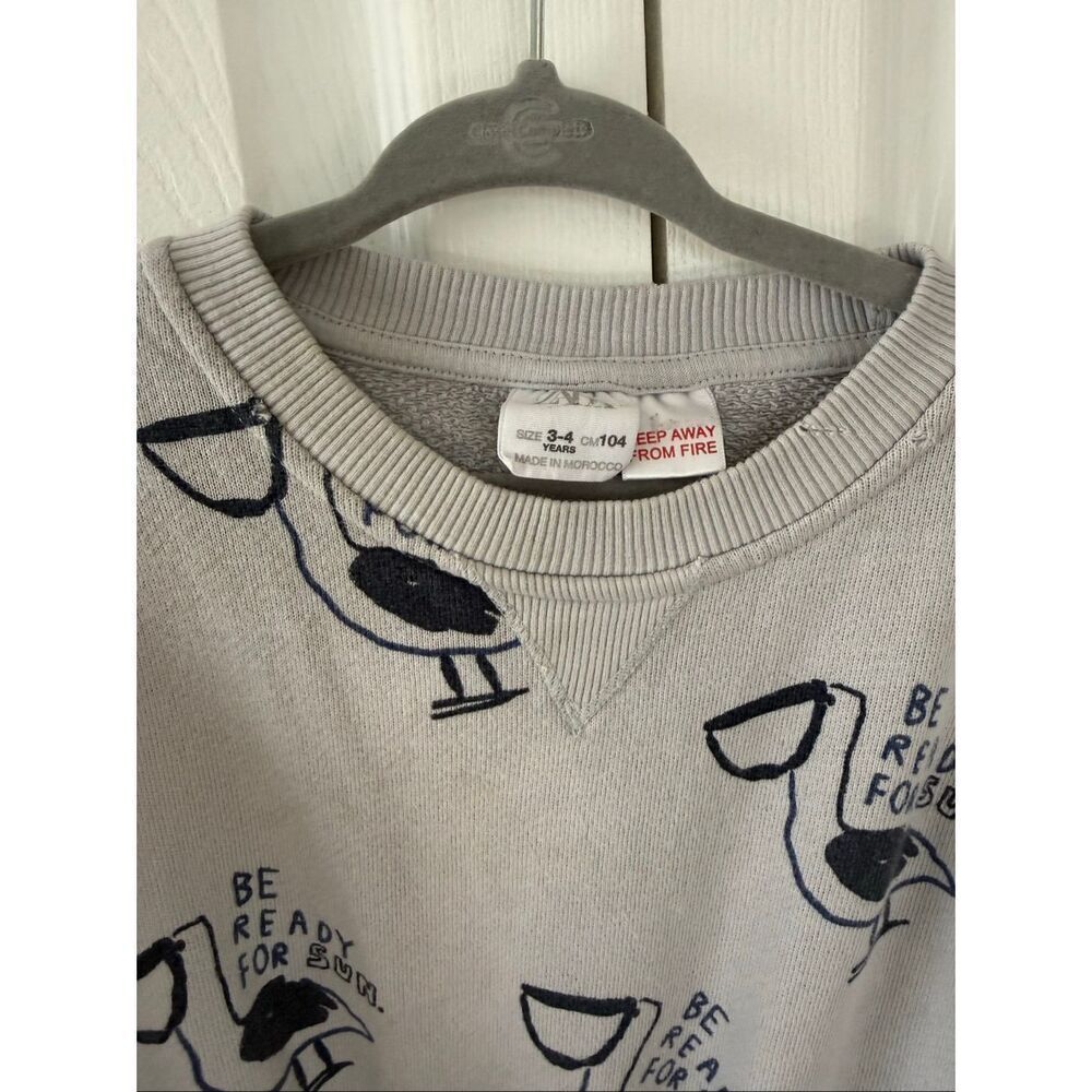 Zara 3-4 Year Old Boys Oversized Sweatshirt - Picture 2 of 6
